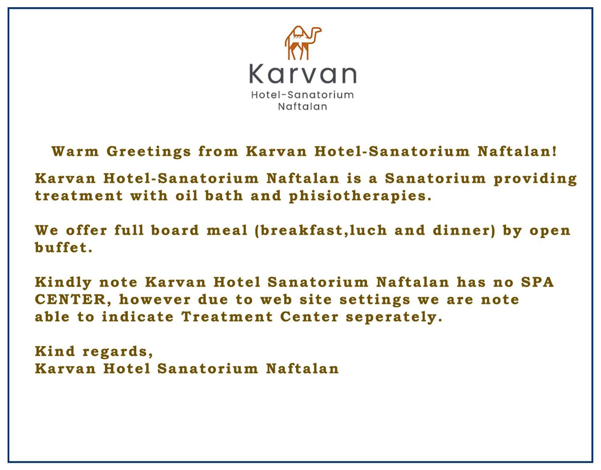 Karvan Hotel Naftalan Buitenkant foto